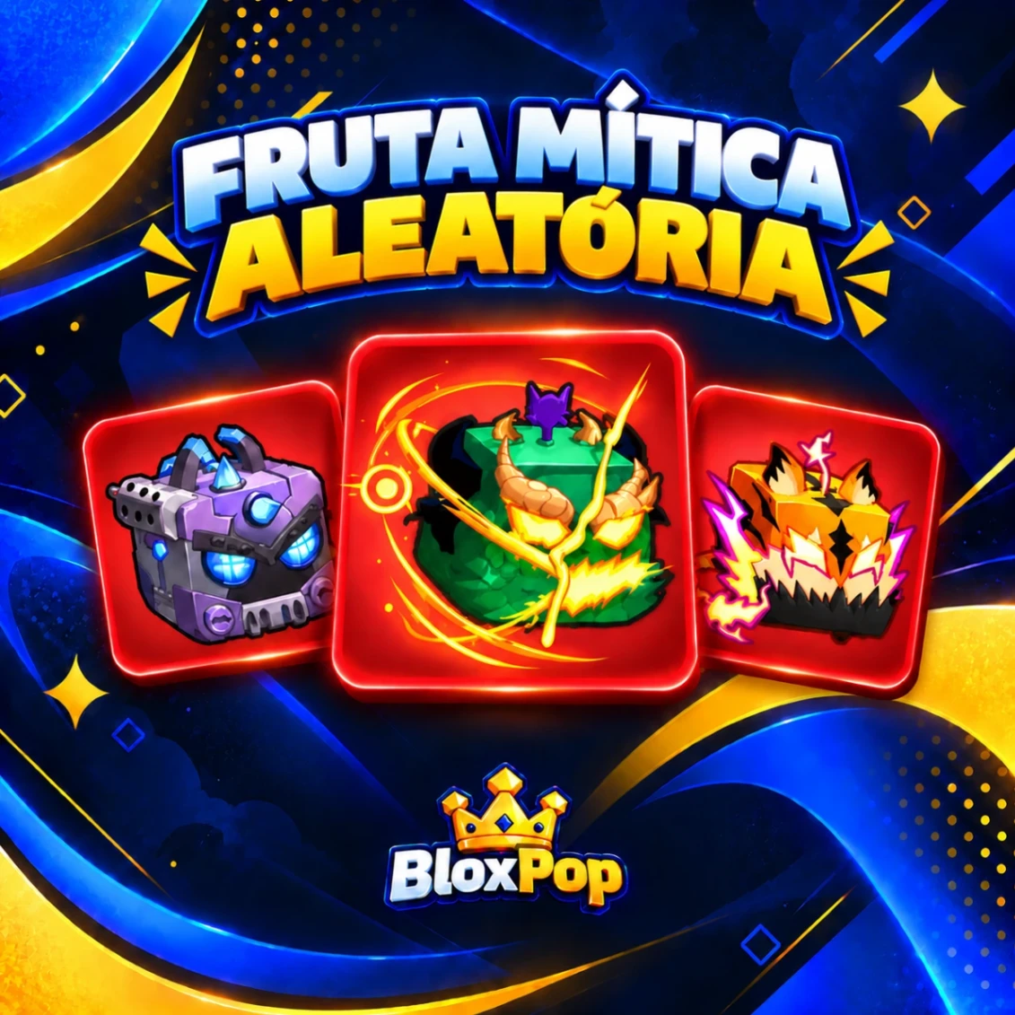 Level  1500 + 2800 + GOD + Fruta mítica aleatória